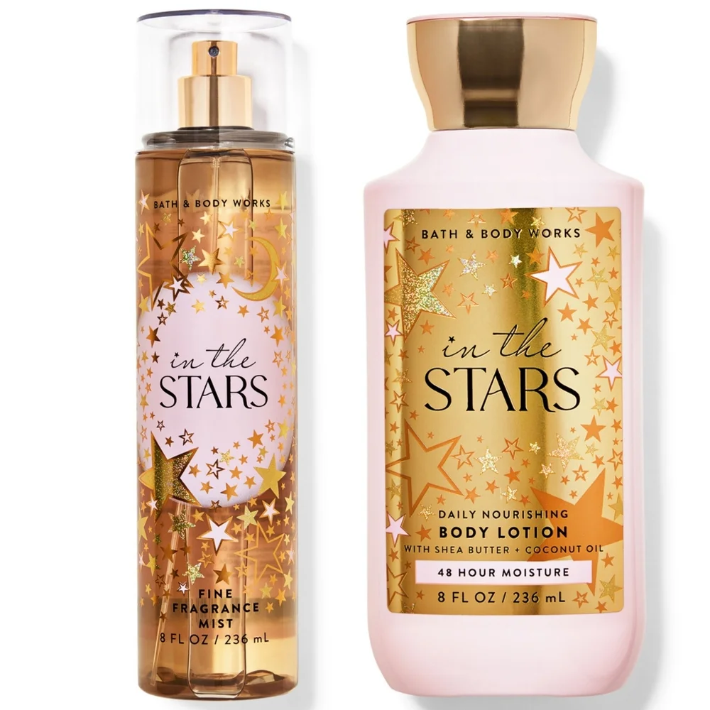Bath & Body Works In The Stars Body Lotion & Fragrance Body Mist Set NEW